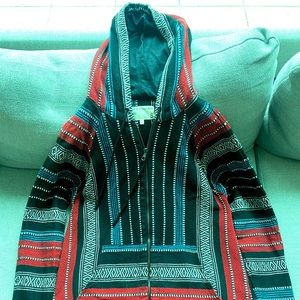 Rag and Bone mens small “poncho” style jacket/hoodie